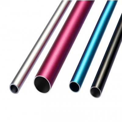 Custom Coloring Polishing Matt Black Silver Red Green 6061 6063 6005 6082 Aluminum Pipe